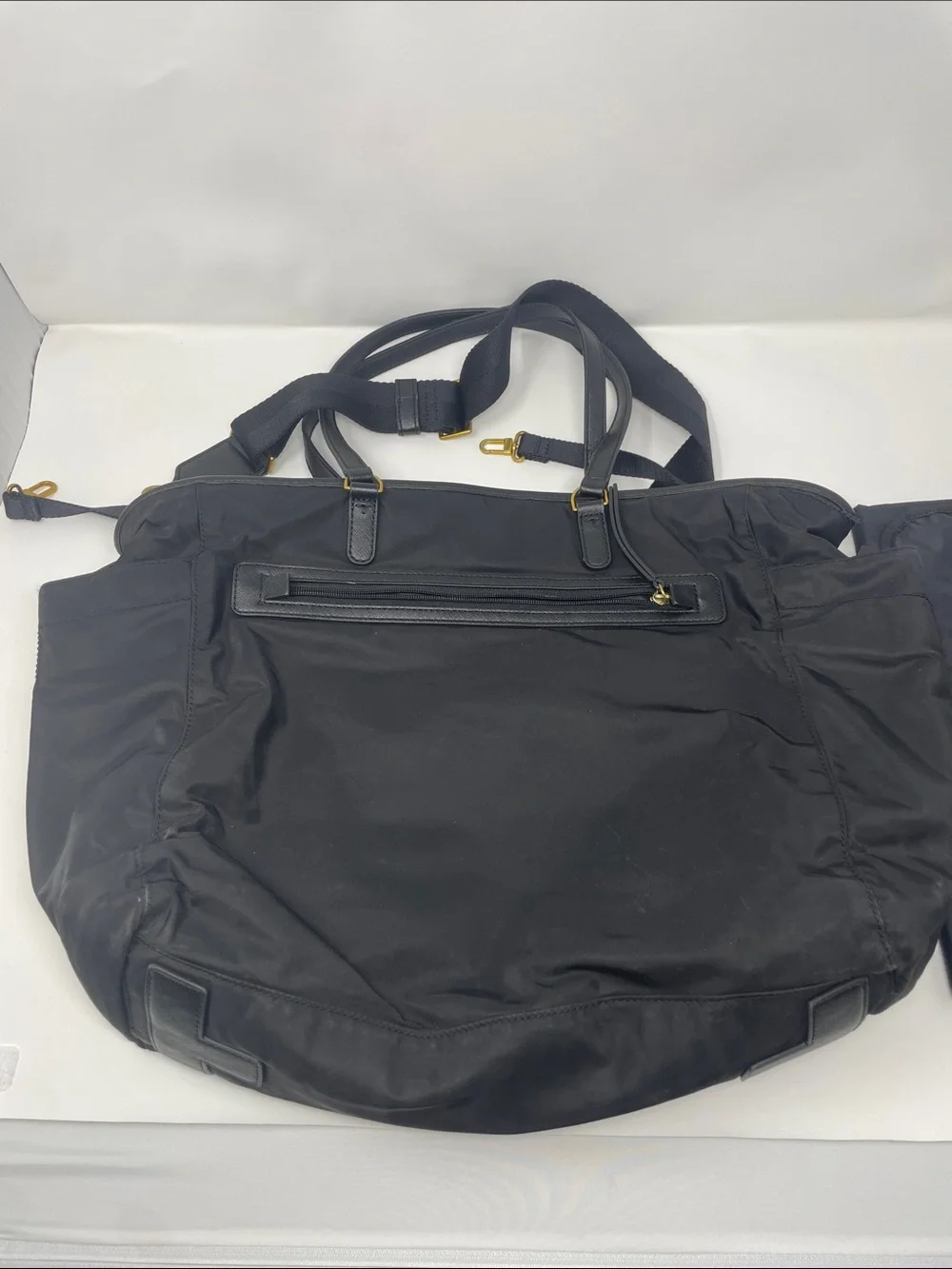 Tory Burch Scout Nylon Diaper Bag Black